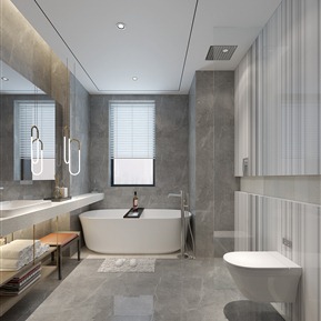 现代 卫生间
