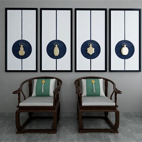 新中式 装饰画 挂画