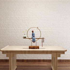 新中式 雕塑 人物雕塑