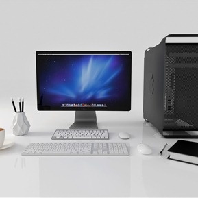 现代 电脑 电脑显示屏主机