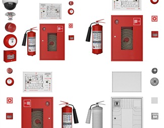 现代消防控制柜