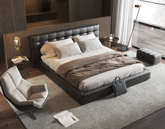 现代 Minotti 双人床
