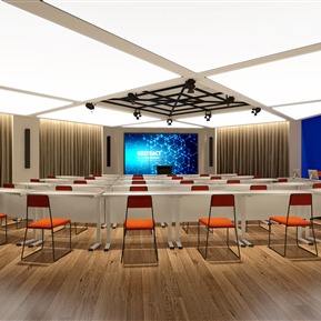 现代 会议室 宁波四中电视演播厅