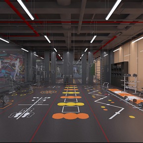 现代 健身房 私教室