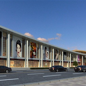 现代 商业楼 商业办公沿街