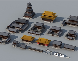 中式中式建筑入口