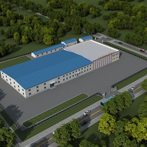 现代 厂房 冷冻保险加工厂