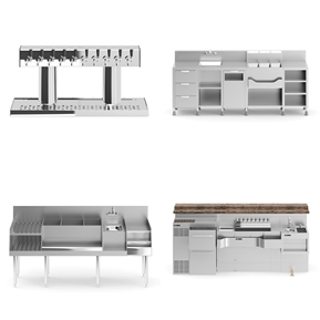 现代 灶台 后厨灶台