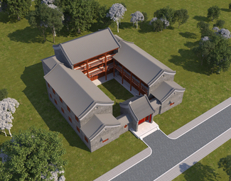 中式古建筑室外效果