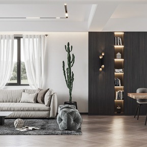 现代 客餐厅 客餐厅门厅