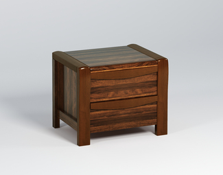 现代木质床头柜