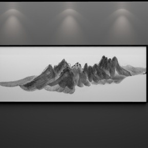 新中式 风景画 挂画