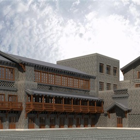 新中式 商业楼 商业