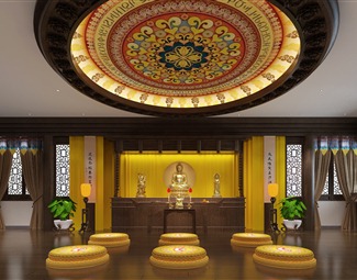 中式佛堂设计效果图3d模型下载  50.37mb 下载 收藏