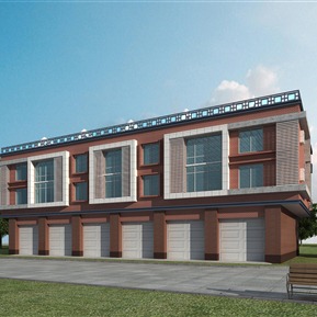 现代 住宅楼 三层住宅