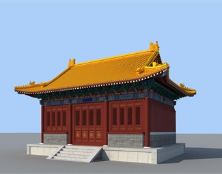 中式古建瓦顶