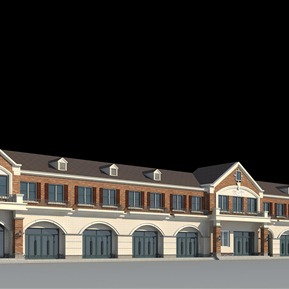 欧式 商业楼 商业