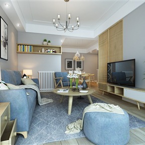 北欧 客餐厅 简约清新