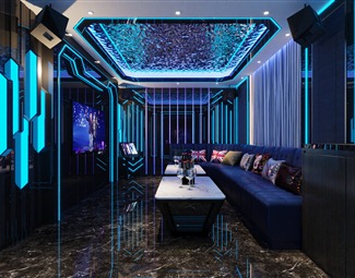 现代 KTV 包厢
