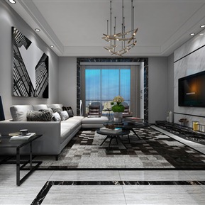现代 客厅 简约