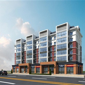 现代 住宅楼 多层住宅