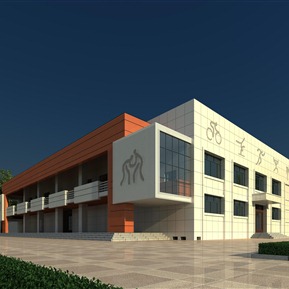 现代 体育馆建筑 体育馆场馆