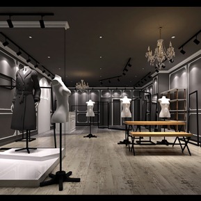 服装店 黑白服装店