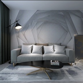 现代 双人沙发 简约 壁纸 装饰画 沙发 地毯