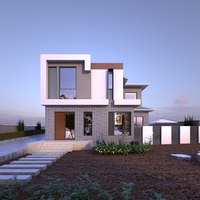 现代 独栋别墅 黄昏别墅