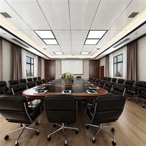 现代 会议室 会议室全景