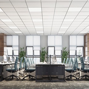 现代 公共办公区  办公区