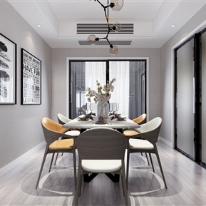 现代 餐厅 客餐厅