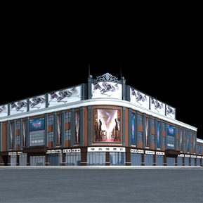 欧式 商业楼 商场