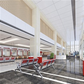 现代 银行 农金信用社银行大厅