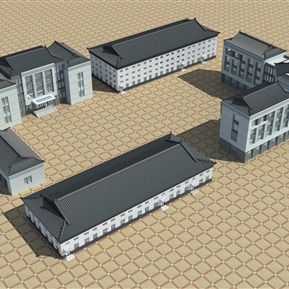 新中式 办公楼 办公楼政府办公楼