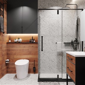 现代 卫生间 简约卫生间