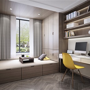 北欧 榻榻米卧室 儿童房