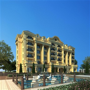 欧式 住宅区 洋房