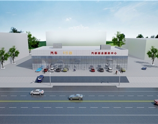 现代4s汽车销售店