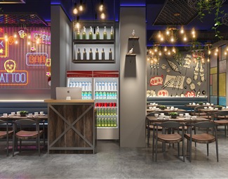 工业LOFT 烧烤店