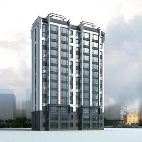 新中式 住宅楼 高层住宅