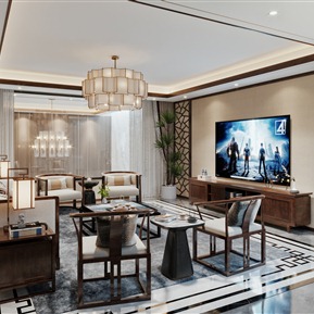 轻奢 客厅 会客厅