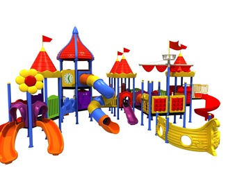 现代儿童游乐设施