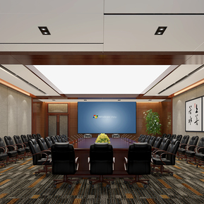 现代 会议室 会议桌椅