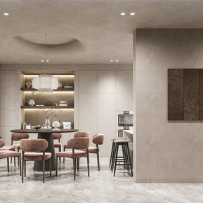 侘寂 客餐厅 别墅客厅