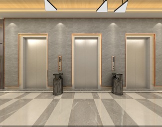 现代现代电梯过道