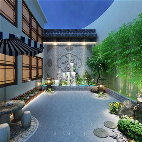 中式 庭院