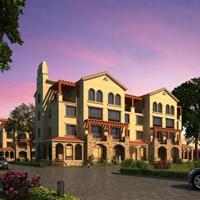 欧式 双拼别墅 别墅