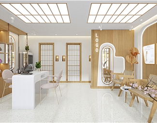 日式商场美甲店