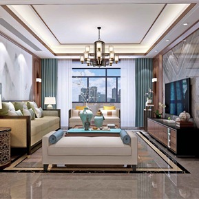 新中式 客厅 客厅效果